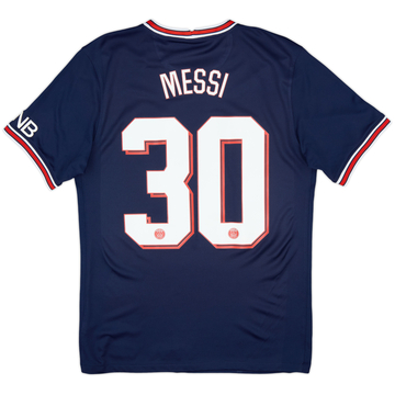 2021-22 Paris Saint-Germain Home Shirt Messi #30 - 9/10 - (S)