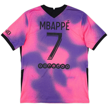 2020-21 Paris Saint-Germain Fourth Shirt Mbappe #7 - 8/10 - (M)