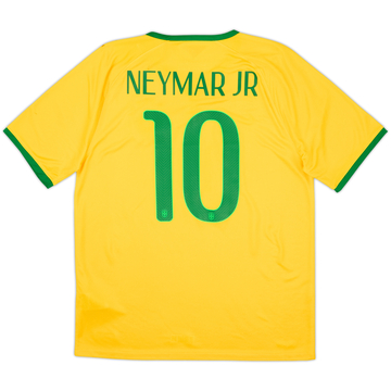 2014-15 Brazil Home Shirt Neymar Jr #10 (L)