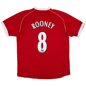 2006-07 Manchester United Home Shirt Rooney #8 - 8/10 - (L)