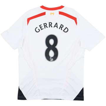 2013-14 Liverpool Away Shirt Gerrard #8 - 9/10 - (XL)