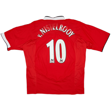 2004-06 Manchester United Home Shirt V.Nistelrooy #10 - 4/10 - (XL)