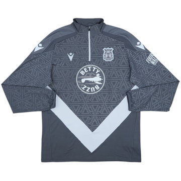2024-25 Wrexham Macron 1/4 Zip Drill Top - 10/10 - (XXL)