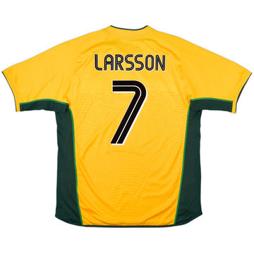2002-03 Celtic Away Shirt Larsson #7 - 9/10 - (L)