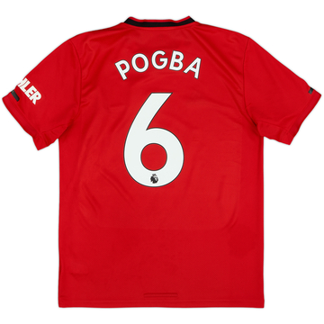 2019-20 Manchester United Home Shirt Pogba #6 - 8/10 - (M)