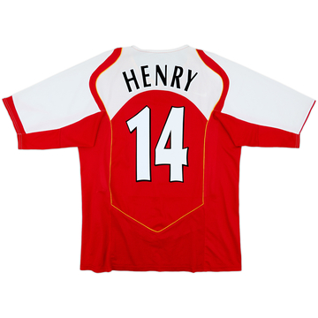 2004-05 Arsenal Home Shirt Henry #14 - 8/10 - (L)