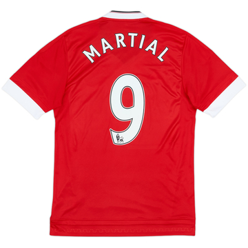 2015-16 Manchester United Home Shirt Martial #9 - 6/10 - (S)