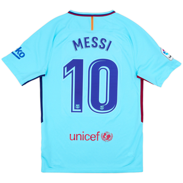 2017-18 Barcelona Away Shirt Messi #10 - 6/10 - (S)