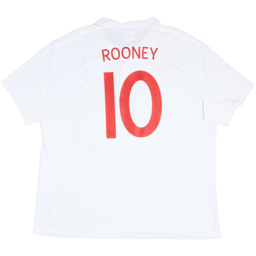 2009-10 England Home Shirt Rooney #10 - 8/10 - (3XL)