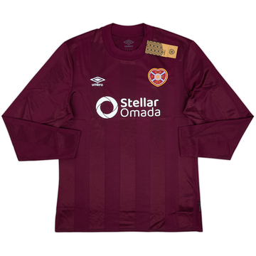 2024-25 Hearts Home L/S Shirt (L)