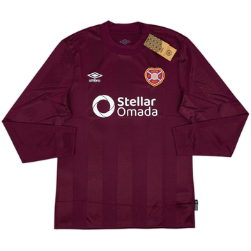 2024-25 Hearts Home L/S Shirt (M)