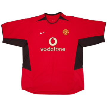 2002-04 Manchester United Home Shirt - 5/10 - (XL)