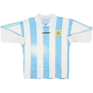 1994 Argentina Home L/S Shirt - 4/10 - (S)