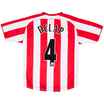 2005-07 Sunderland Home Shirt Delap #4 (S)
