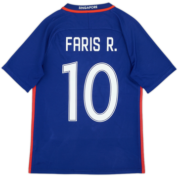2016- Singapore Away Shirt Faris R. #10 - 9/10 - (S)