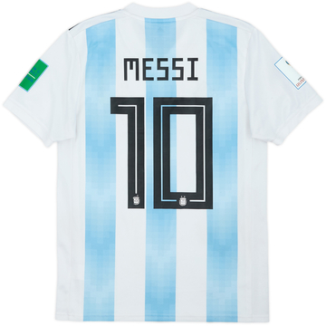 2018-19 Argentina Home Shirt Messi #10 - 8/10 - (S)