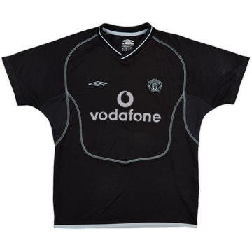 2000-02 Manchester United GK S/S Shirt - 9/10 - (L.Boys)