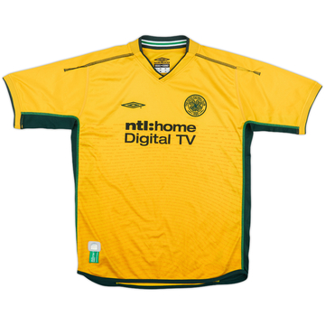 2002-03 Celtic Away Shirt - 8/10 - (L.Boys)