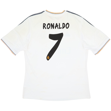 2013-14 Real Madrid Home Shirt Ronaldo #7 - 6/10 - (XL)