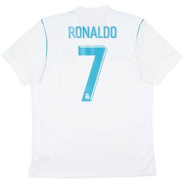 2017-18 Real Madrid Home Shirt Ronaldo #7 - 8/10 - (L)