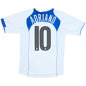 2004-05 Inter Milan Away Shirt Adriano #10 - 8/10 - (XL.Boys)