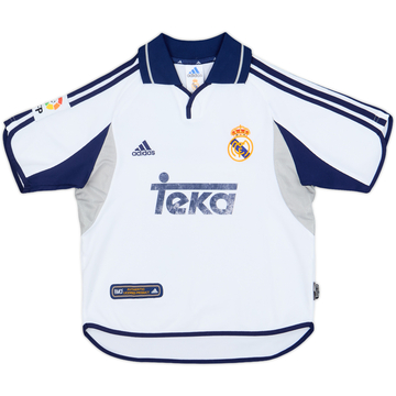 2000-01 Real Madrid Home Shirt - 6/10 - (M.Boys)