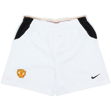 2002-04 Manchester United Home Shorts - 7/10 - (M.Boys)