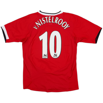 2004-06 Manchester United Home Shirt V.Nistelrooy #10 - 9/10 - (XL.Boys)