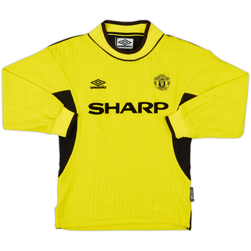 1999-00 Manchester United GK Shirt - 8/10 - (M.Boys)