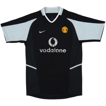 2002-04 Manchester United GK S/S Shirt - 8/10 - (L.Boys)