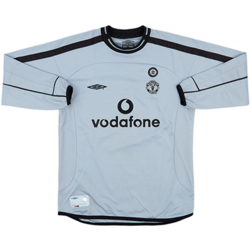 2001-02 Manchester United Centenary GK Shirt - 9/10 - (S.Boys)