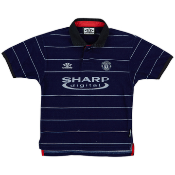 1999-00 Manchester United Away Shirt - 8/10 - (S.Boys)