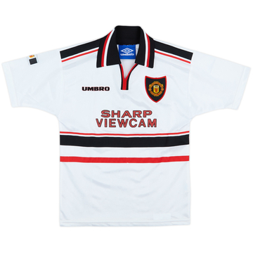 1997-99 Manchester United Away Shirt - 9/10 - (S.Boys)
