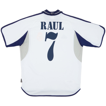 2000-01 Real Madrid Home Shirt Raul #7 - 6/10 - (M)