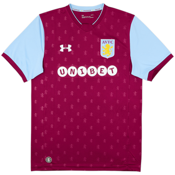 2017-18 Aston Villa Home Shirt - 10/10 - (L)