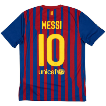 2011-12 Barcelona Home Shirt Messi #10 - 8/10 - (M)