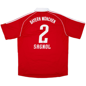 2006-07 Bayern Munich Home Shirt Sagnol #2 - 6/10 - (XL)
