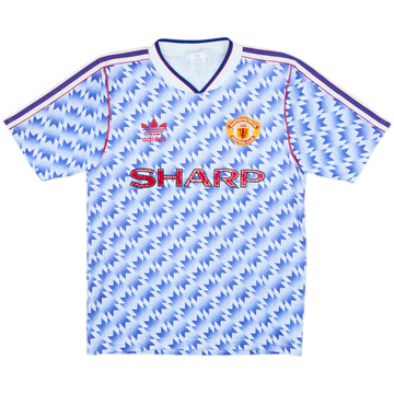 1990-92 Manchester United Away Shirt - 7/10 - (S)