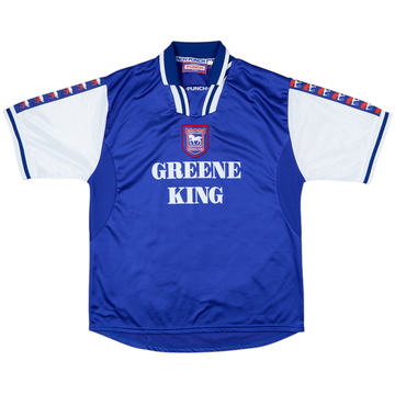 1997-99 Ipswich Home Shirt - 8/10 - (L)
