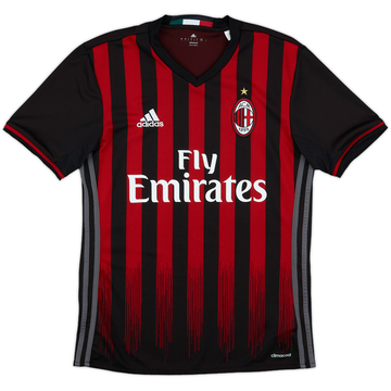 2016-17 AC Milan Home Shirt - 9/10 - (S)