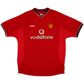 2000-02 Manchester United Home Shirt - 5/10 - (XL)