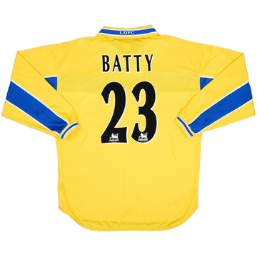 1999-00 Leeds United Third L/S Shirt Batty #23 - 8/10 - (L)