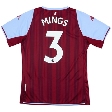 2021-22 Aston Villa Home Shirt Mings #3 - 8/10 - (XL.Boys)