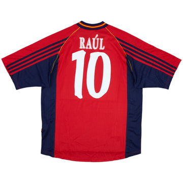 1998-99 Spain Home Shirt Raul #10 (L)