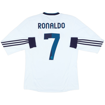 2012-13 Real Madrid Home L/S Shirt Ronaldo #7 - 7/10 - (M)
