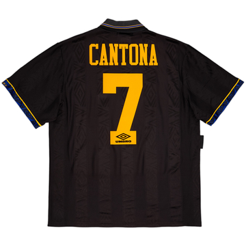 1993-95 Manchester United Away Shirt Cantona #7 - 8/10 - (L)