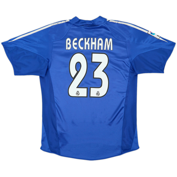 2004-05 Real Madrid Third Shirt Beckham #23 - 6/10 - (S)