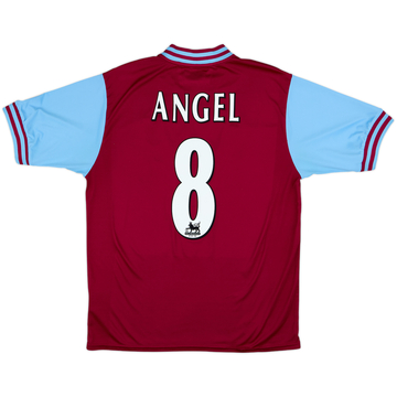 2002-03 Aston Villa Home Shirt Angel #8 - 6/10 - (M)