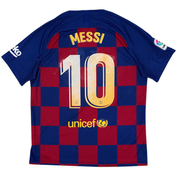 2019-20 Barcelona Home Shirt Messi #10 - 4/10 - (XL)