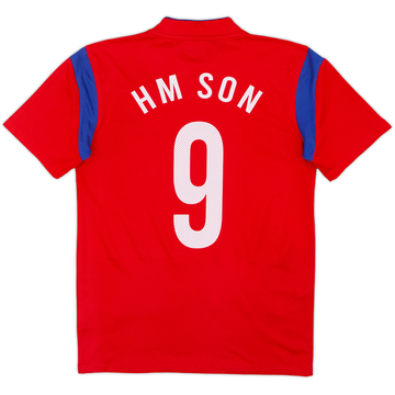 2014-15 South Korea Home Shirt H M Son #9 - 8/10 - (S)